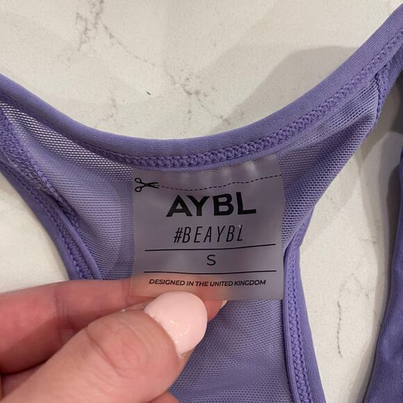 AYBL Racerback Sports Bra Purple Size Small - Picture 6 of 6